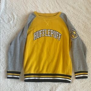 Hufflepuff Yellow and Gray Sweatshirt